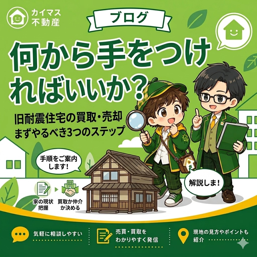 【実家相続】何から手をつければいいか全くわからない？マスの太鼓判で手続きも荷物も丸投げ買取！
