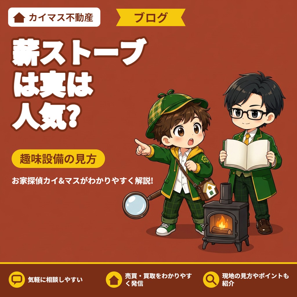 【薪ストーブのある家】実は刺さる人がいる?趣味性の高い設備の見られ方をマスが解説!