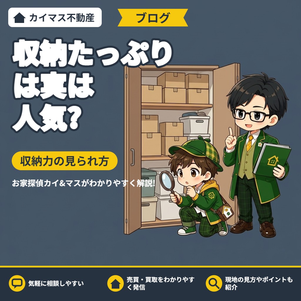 【大きな収納・納戸のある家】実は今ニーズあり?収納力の見られ方をマスが解説!